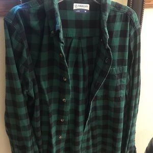 Plaid Fleece Button Up